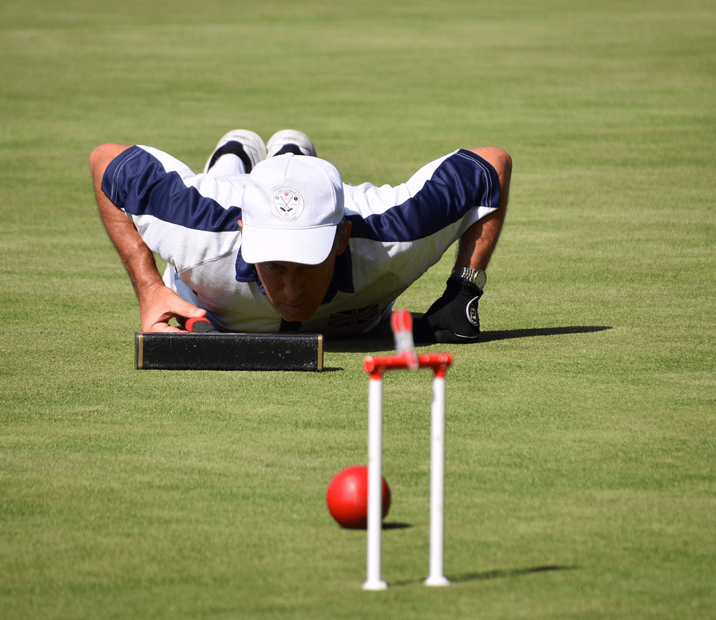 web-croquet-mulliner on the ground